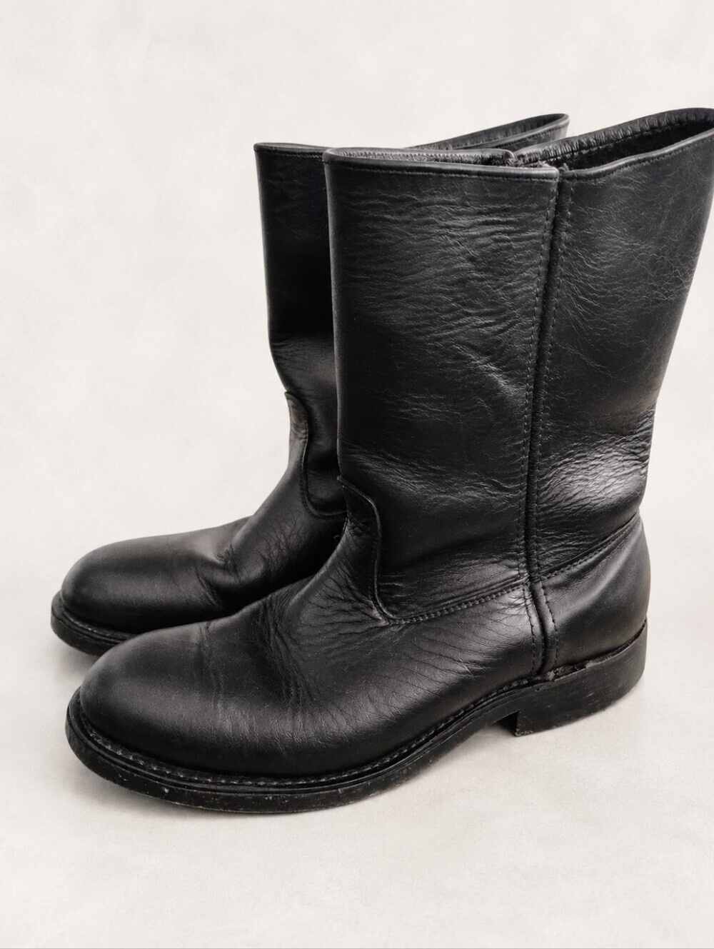 Vintage Mid-Century Steel Toe Pull-On Work Boots Men's 7.5M | Armortred Oil Res